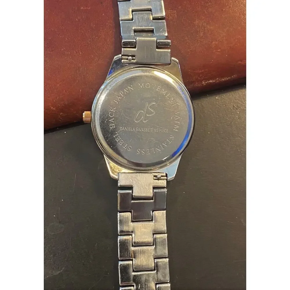 Women's 40mm Two tone Daniela Swaebe Watch, Crystal Accents